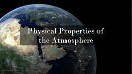 Physical Properties of the Atmosphere
