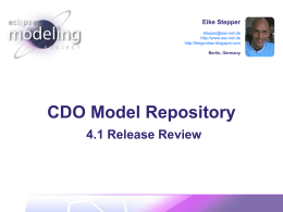CDO Model Repository