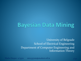 Bayesian Data Mining