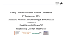 all in presentation title caps - The Family Doctor Association