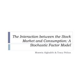 The Interaction between the Stock Market and Consumption: A