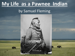 Pawnee tribe by Sam Fleming