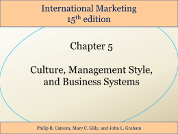 Slide 1 - International Business courses