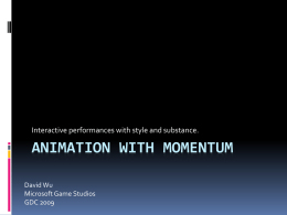 Animation With Momentum