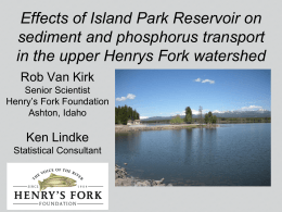 powerpoint slides - Henry`s Fork Foundation