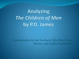 Analyzing The Children of Men by PD James