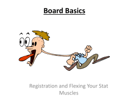 Board Exam Basics 2012