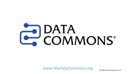 Data Commons NCF 2-2014