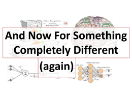 Software Defined Intelligence (slides)