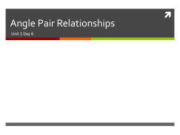 9/18 Angle Pair Relationships notes