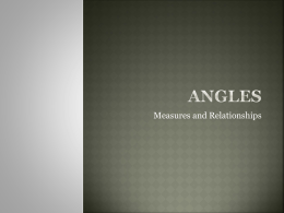 Angles - No