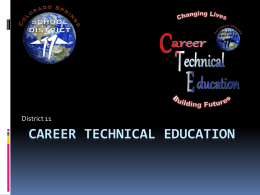 Career Technical Education video