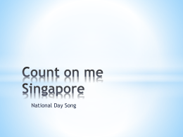 count on me singapore