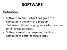 Application software
