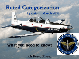 So you wanna be a pilot? - Detachment 875 | Air Force ROTC