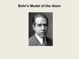 Bohr Model Power Point