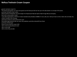 Tretinoin Cream 0.1 Coupons