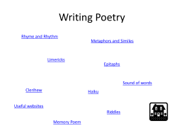Writing Poetry Virtual Teacher.