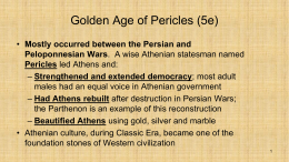 Golden Age of Pericles (5e)