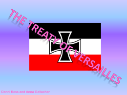 Treaty of Versailles (473KB PowerPoint)