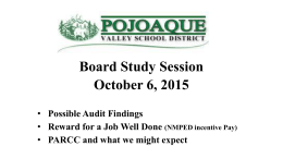 Board Work Session 10/6/2015