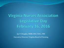 convictions - Virginia Nurses Association