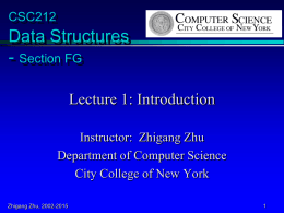 Lecture 1 - Computer Science