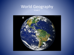World Geography Grade 5