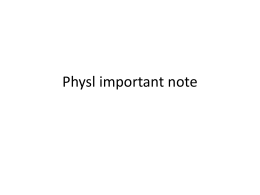 CNS-physl important note-ALL