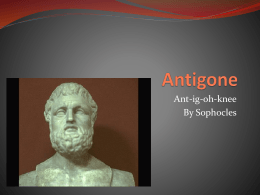 Antigone - The Koller Kingdom