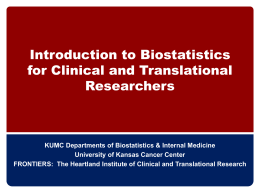 Basic Clinical Biostatistics - University of Kansas Medical Center