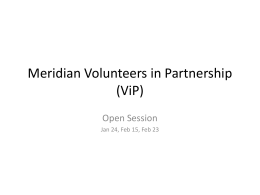 ViP - Meridian School
