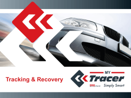 Tracking and Recovery 1.1