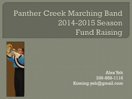 Rolling 4 years - Panther Creek Band