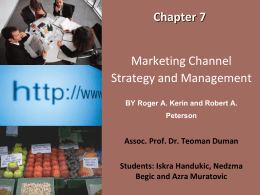 Chapter 7 - Department of Management