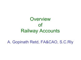 Overview of Railway Accounts