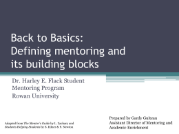 Back to Basics: Defining mentoring and its