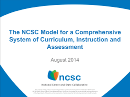 Comprehensive PowerPoint Presentation of NCSC Framework