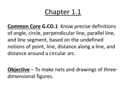 Geometry Ch 1.1 Notes