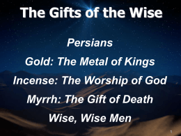The Gifts of the Wise - Providence Bible Church