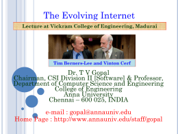 PowerPoint Presentation - Computer Society Of India