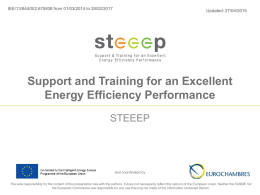SMEs` Energy Efficiency