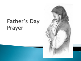 Father*s Day Prayer