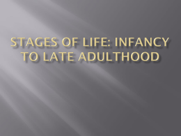 Stages of Life: Infancy to Late Adulthood