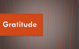 Why should we have a attitude of gratitude?