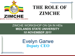 zimche - Midlands State University