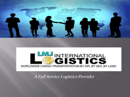 Airfreight Services - LMJ International Logistics