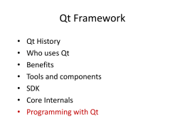 Qt Presentation