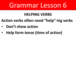 Grammar Review Lessons 6-10
