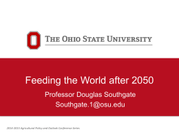Southgate - Feeding the World after 2050